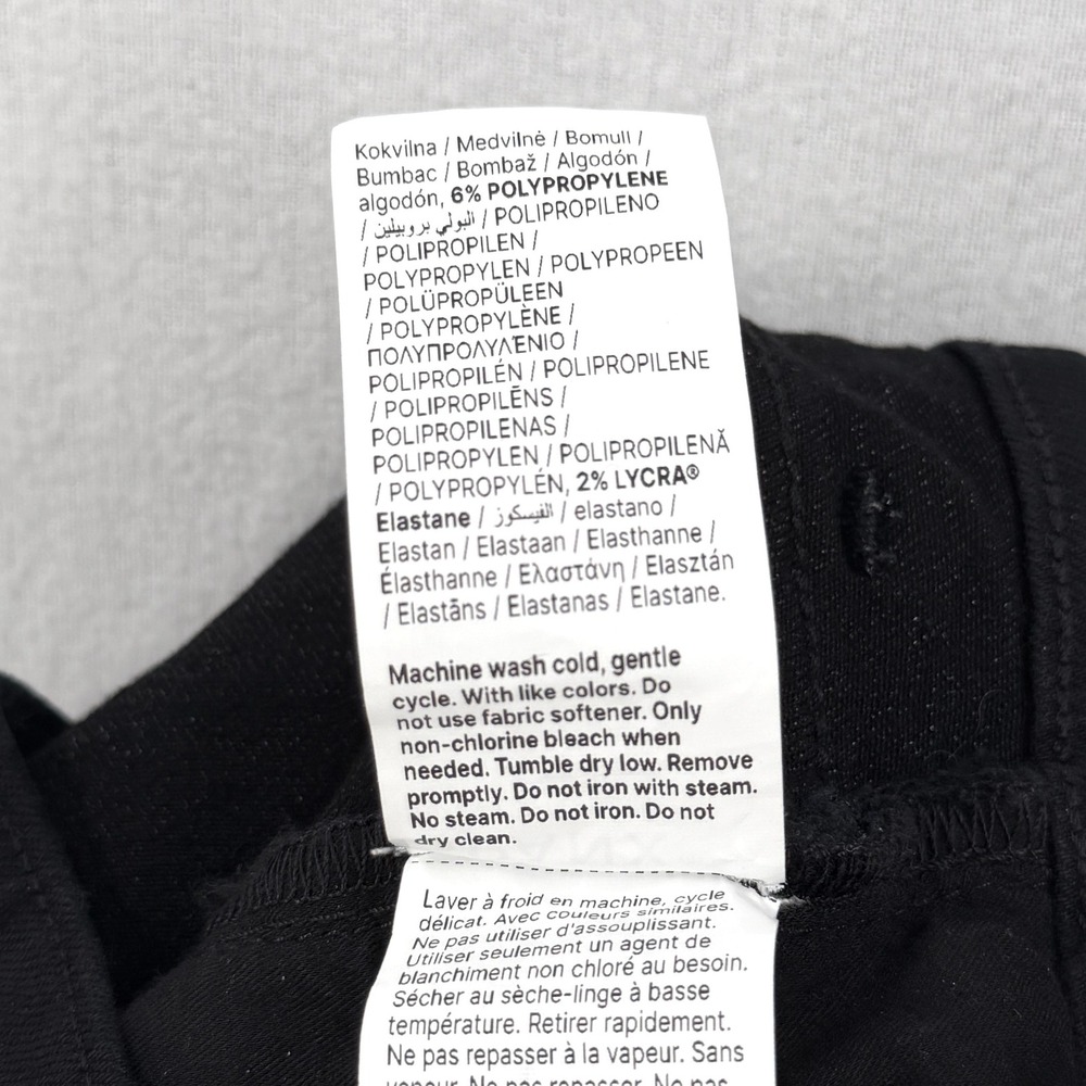 SPANX High Rise Flare Jeans Women 6 Regular Black Stretch Slimming Tummy Control - Picture 11 of 16